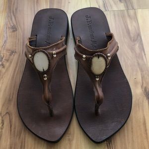 J.P. Mattie leather sandals